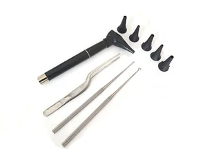 4pcs set Otoscope + 3" Forceps Ear Nose Cleaning - Picture 1 of 3