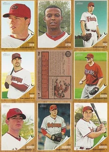 2011 Topps Heritage Arizona Diamondbacks komplettes Team-Set mit SP's + Minderjährige (13) - Bild 1 von 2