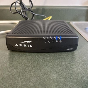 Arris Touchstone TM1602A Telephony Cable Modem16x4 Docsis 3.0 Modem & Power Cord - Picture 1 of 11