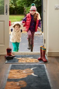 Alfombra de abrazo 150x65 cm (HIGHLAND 1) alfombra de puerta trampero de suciedad / corredor lavable a máquina - Imagen 1 de 11