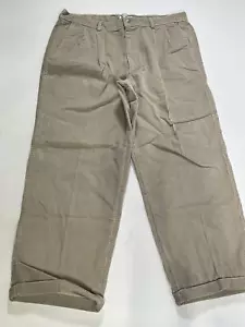 Mens Claiborne Tan Corduroy Pants Size 38x28 EUC - Picture 1 of 5