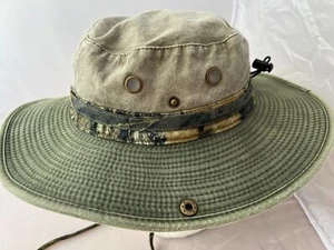 Mossy Oak Bucket Sonnenhut Größe 100 % Baumwolle Größe Medium/Large Camouflage Canvas Jagd - Bild 1 von 13