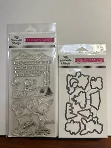 My Favorite Things MFT ~ Happy Campers Stamp Set and Matching Die-namics P3 - Picture 1 of 3