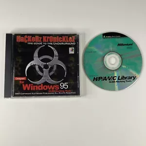 HaCKeRz Kr0nicKLeZ PC CD-ROM 1997 WIN95 32-Bit Hack Tools Hackerz Kronicklez - Picture 1 of 4