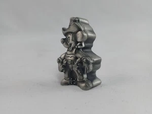 Disney Mickey Mouse Sheriff Pewter Broach Pin And Star Earrings With Case VTG - Picture 1 of 6