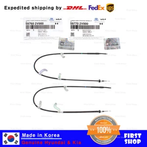 OEM Parking Brake Cable 597602V000 597702V000 LH+RH For Hyundai Veloster 12-17 - Picture 1 of 4