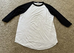 Augusta Sport Wear Adult Baseball Jersey White/Black Size Large - Picture 1 of 9