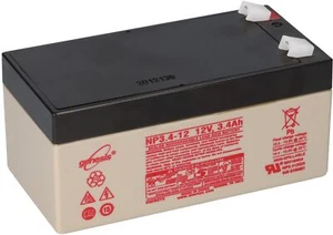 Bleiakku Genesis 12V 3,4Ah NP3.4-12 AGM Standard 3,2Ah 3,3Ah MP3.4-12 - Afbeelding 1 van 6