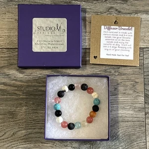 Diffusor/Aromatherapie Schmuck Armband - ätherische Öle - Handarbeit in USA (D2) - Bild 1 von 5