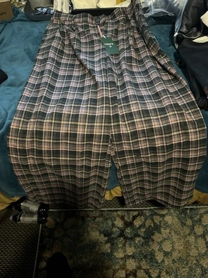 Halara Pink Plaid Elastic Waist Trousers 2xl ( Fits Xl) - Image 1 of 4