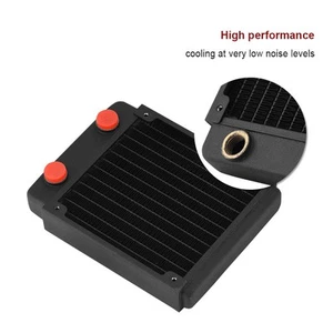Copper Radiator Heat Sink Computer Water Cooling Liquid Heat Exchanger DB - Afbeelding 1 van 23