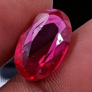 Gemas sueltas de alta calidad de 8,55 quilates rubí rojo natural forma ovalada certificadas por EGL 5DSU - Imagen 1 de 7