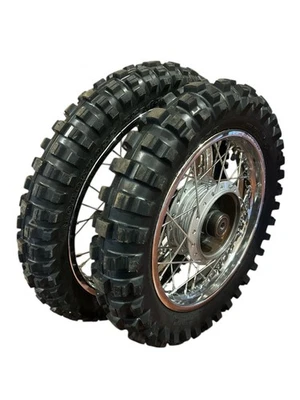 JUEGO RUEDAS COMPLETO KAWASAKI COMPLETO CON NEUMÁTICOS TODOS KLX110 L RL Foto 1 de 4