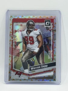 2023 Donruss Optic Warren Sapp FIRE Emoji #187 Tampa Bay Bucs SSP - Picture 1 of 2