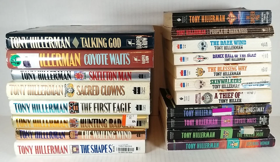 Complete Series JOE LEAPHORN AND JIM CHEE 1-18 Tony Hillerman Lot 8 HC - 10PB - Image 1 of 4