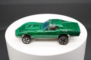 Hot Wheels Redline 1968 Corvette personalizzata verde base HK - Foto 1 di 12