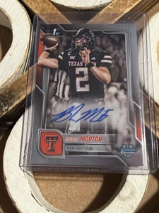 2025 Bowman Chrome University Behren Morton Auto 1st - Picture 1 of 2