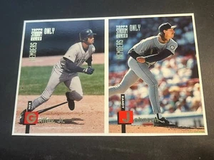 Box 55: 1994 St. Club MEMBERS ONLY UNCUT PANEL Ken Griffey Jr Randy Johnson - Picture 1 of 2