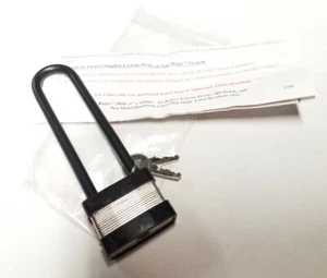 Candado de pistola de metal de 5" x 50 mm con 2 llaves Ruger serie P y pistolas SR9/Blackhawk - Imagen 1 de 6