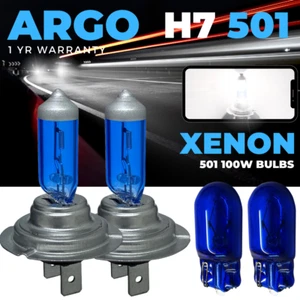 H7 Headlight Xenon White Bulbs 100w Headlamp Car Hid 477 T10 501 Side light 12v - Picture 1 of 18
