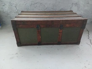 Vintage rare WWII Wayne M. Ralston captain US Army Military Storage Trunk Chest - Picture 1 of 12
