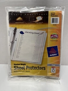 Avery Standard Weight Sheet Protector 25 Count New - Picture 1 of 5