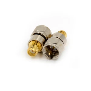 SMA Female Jack To F Male Plug RF Coaxial Adapter Connector Straight SURX D _ou - Picture 1 of 6