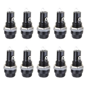 10 Pcs AC 250V 13A Electrical Panel Mounted 5x20mm Fuse Holder For Radio Auto St - Picture 1 of 8