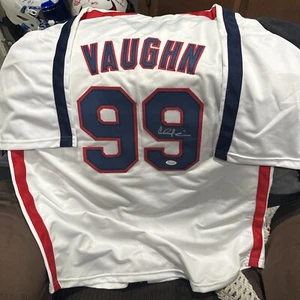 🔥⚾️Charlie Sheen Signed Jersey Major League HOT NEW STYLE FRONT JSA COA - Picture 1 of 19