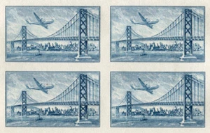 25c Airmail Vignette Souvenir Card Bureau Engraving and Printing 1972 Stamp Expo - Picture 1 of 2