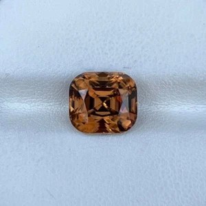 Natural Mustard Yellow Zircon 7.48 Cts Cushion Cut Sri Lanka Loose Gemstone - Picture 1 of 6