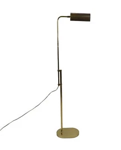 Vintage 70s Mid Century Modern MCM Adjustable Pharmacy Reading Floor Lamp Light - Picture 1 of 11