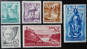 ALLEMAGNE - OCCUPATION FRANÇAISE - RHÉNO PALATIN RHEINLAND N°24/29 NEUF ** MNH - Imagen 1 de 2