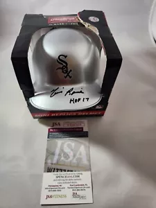 Tim Raines Signed Chicago White Sox Chrome Mini Helmet JSA HOF - Picture 1 of 7