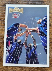 1996-97 Topps Houston Rockets Super Team Exchange Card insert SP Hakeem Drexler