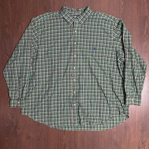 Ralph Lauren Hemd Herren 3XB grün kariert Knopfleiste Langarm Classic Fit - Bild 1 von 6