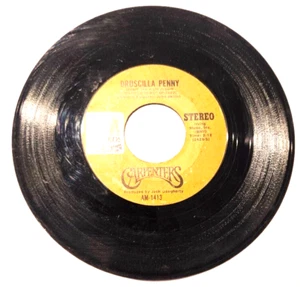 Carpenters Sing with Druscilla Penny 7" EP Singgl 1970s verion soft rock - Picture 1 of 3