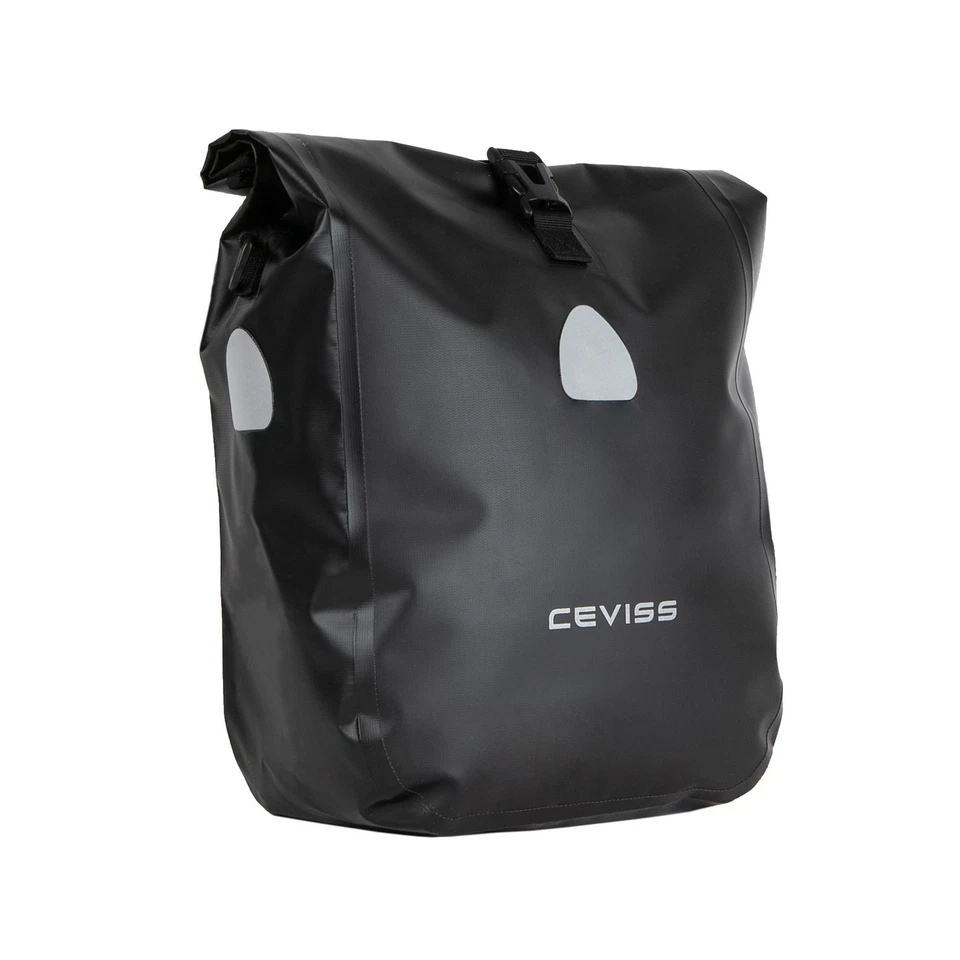 Ceviss Fahrradtasche Gepäckträgertasche Seitentasche Tasche schwarz 11000201