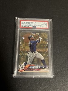 2018 Topps Update RONALD ACUNA JR RC GOLD 2018 #US250 PSA 8 NM-MT