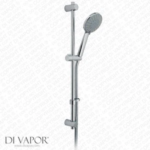 Kit de ducha de riel deslizante multifunción Vado EVO-MFSRK-C/P Evolve EVO-MFSRK-DB-CP - Imagen 1 de 6