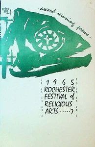 Rochester Festival of Religious Arts 1965 Award Winning Poetry Booklet NY - Foto 1 di 3