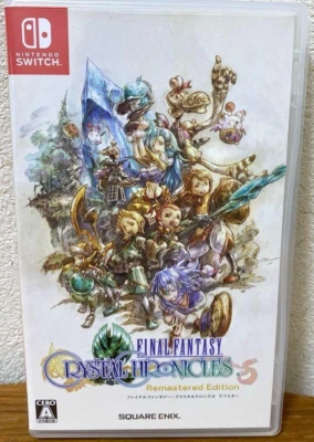 Final Fantasy Crystal Chronicles Remastered Edition Nintendo Switch JAPAN - Image 1 of 3