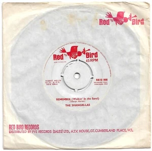 Remember (Walkin' In The Sand) by The Shangri-Las 7" 45RPM single RB 10008 *VG* - Picture 1 of 2