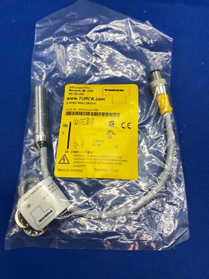 Turck proximity switch N.C. PNP, M1634102-000, BI3U-M12-RP6X-0.2M-RS-4T - Image 1 of 4
