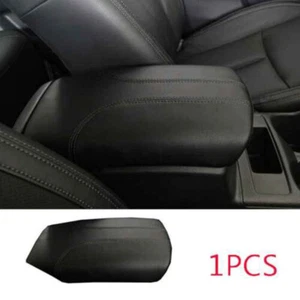 For Nissan Rogue 2017-20 Black Leather Central Console Armrest Box Trim Holster - Picture 1 of 6