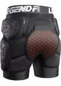Legendfit Padded Protective Impact Shorts Black Unisex Size Small - Picture 1 of 4