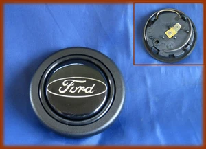 FORD FOCUS / SIERRA / ESCORT - PULSANTE CLACSON VOLANTE SPORTIVO LOGO FORD - Foto 1 di 1