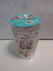 Disney's Mickey And Minnie Christmas Cups New - Picture 1 of 3