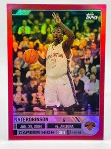 Nate Robinson 2005-06 Topps Big Game Red Refractor #118 /99 A3 - Picture 1 of 2
