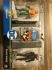 DC Spin Master Black Manta And Aquaman MISP!  VHTF!!